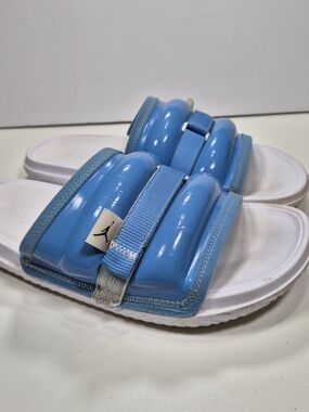 Jordan Baby Blue Padded Strap Slide Sandals